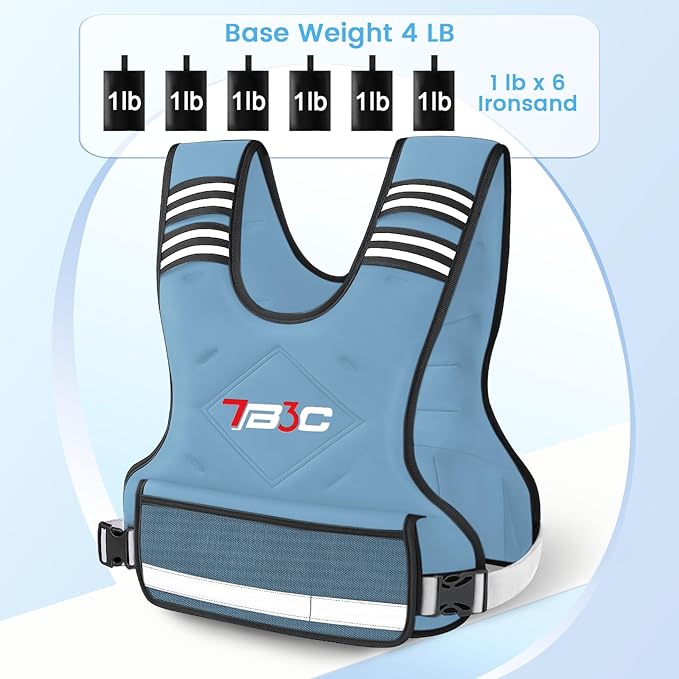 Adjustable Weighted Vest for Women - 04-10lb/11-20lb/20-32lb Vest with 6 Ironsand Weights for Strength Training,Body Weight Vest Exercise Set for Running, Walking and Home Workouts