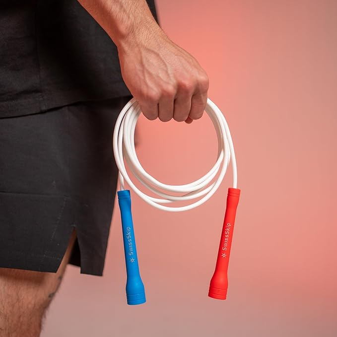 Speed Jump Rope by Dayan Kolev, 5mm PVC Skipping Rope, Great for Beginners and Advanced Athlets, Designed for Fitness, Cardio, Boxing & CrossFit, Adjustable length with Unbreakable Handles