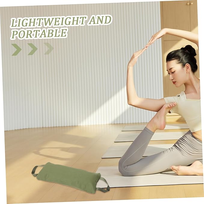 Canvas Weighted Sandbag for Exercise and Yoga Training Portable Unfilled Workout Bag for Strength Conditioning Handles