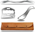 BYYDDIY Stainless Steel Gua Sha Muscle Scraper Tools Kit, Scraping Massage Tool,Massage Scraper Tools for Physical Therapy (M-SD2)