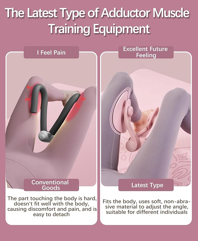 Thigh Exerciser Kegel Exerciser, Pelvic Floor Trainer, Kegel Trainer for Postpartum Rehabilitation, Trimmer Inner Thigh, Thigh Toner Workout,