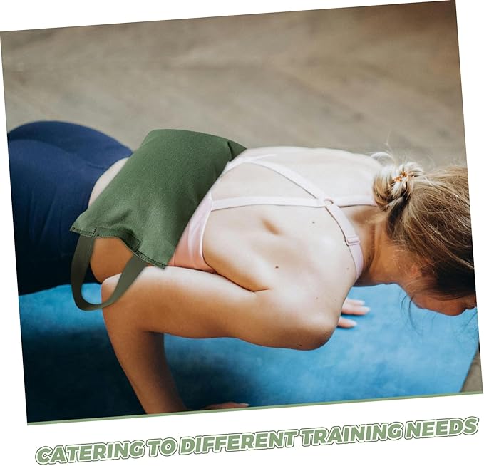 BESPORTBLE 2kg Sandbag with Handle Fillable Weight Training Bag for Yoga Fitness Exercise Weight Sandbag for Workouts Portable Adaptable Design