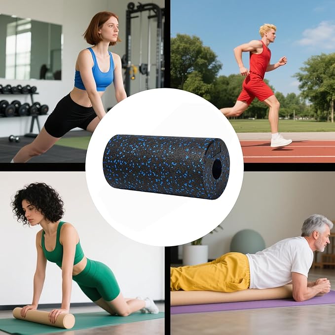 Back Foam Roller, Hollow Column Muscle Recovery Tool, Muscle Roller Foam, for Gym Post-Exercise Sports Recovery Home Fitness Routine Yoga Stretching