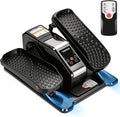 TABEKE Under Desk Elliptical Machine, Electric Ellipse Leg Exerciser for Senior with Remote Control & 12 Speeds, Portable Quiet Electric Seated Pedal Exerciser for Home with Display Monitor