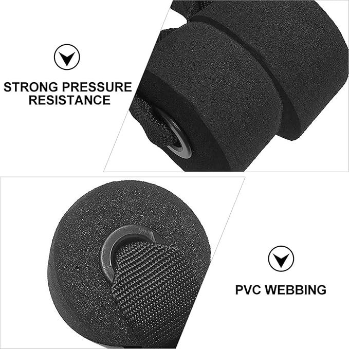 YARNOW 5pcs Resistance Bands Door Anchor Straps Black Portable Fitness Band Door Clip for Home Workout and Strength Training Equipment Attachments
