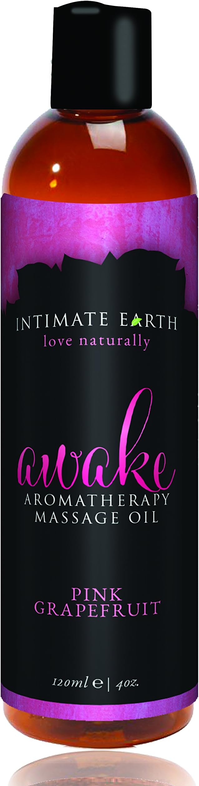 Intimate Earth Massage Oil, Awake, 4 Ounce