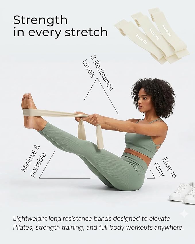 Pilates Kit for Women – Home Pilates Equipment Set with Ring, Ball & Resistance Bands | Pilates Starter Kit with Accessories in Gift Box