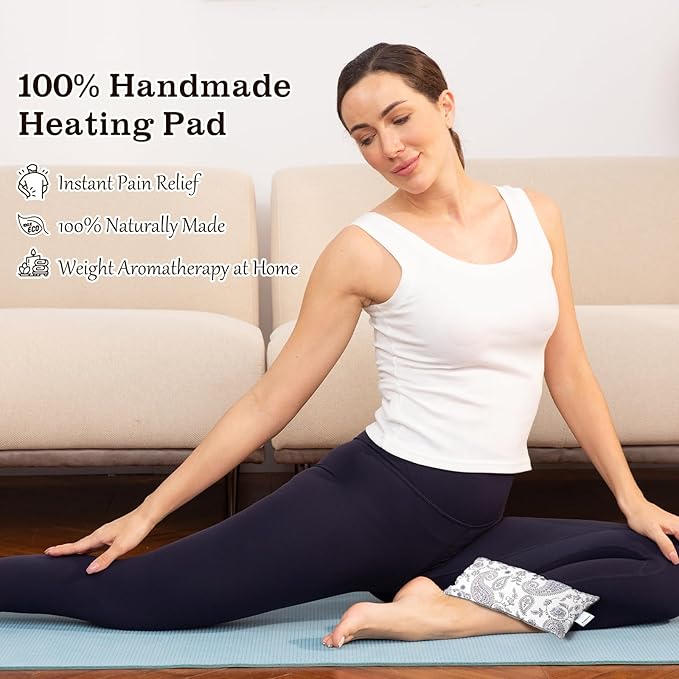 Hihealer Heating pad Microwavable and Eye Pillow