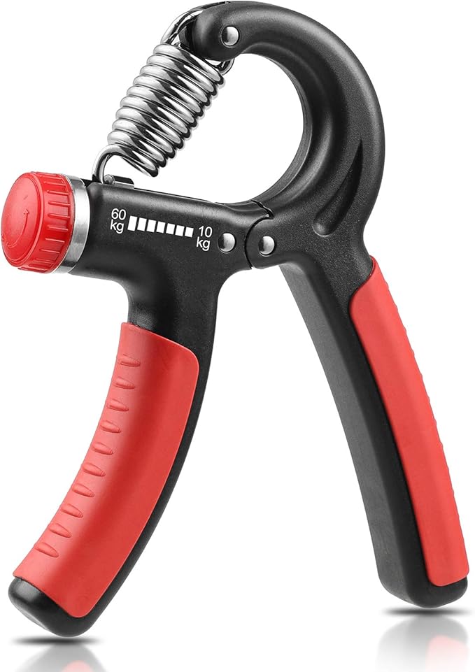 NIYIKOW Grip Strength Trainer, Hand Grip Strengthener, Grip Strengthener, Adjustable Resistance, Forearm Strengthener, Perfect for Musicians Athletes