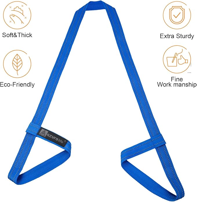 [MAT NOT Included] Yoga Mat Sling, Yoga Mat Straps for Carrying, Easy-Cinch Yoga Mat Holder Strap