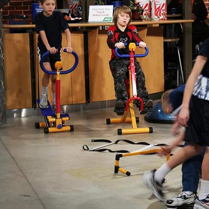 Rowing Machines for Kid, Home Rower Multi-Gym Monorail Hydraulic Resistance, for Boys and Girls
