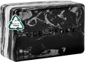 Oceanfoam Workout Block - High-Density Foam Exercise Block, Lightweight, Non-Slip for Stability & Support in Pilates, Yoga, Stretching & More - Algae-based EVA Foam, 9"x6"x4" (Black Marbled)