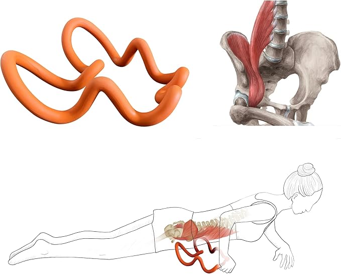 Deep Trigger Point Myofascial Release Tool –Back, Shoulder Blade & Hip Flexor Massager for Scapular Pain, Upper-Back Stiffness, Levator Scapulae Tightness, Psoas & Pelvic Muscle Relief