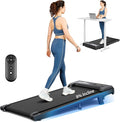 THERUN 10% Walking Pad with Auto Incline, Walking Pad for Home and Office, 2.5 HP Brushless Core Portable Under Desk App Walking Pad with Remote Control and LED Display