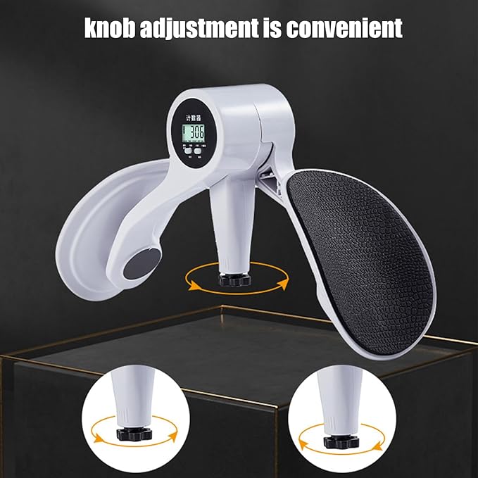 Hip Strength Training Equipment – Muscle Toning Gear, Fitness Assistant | Home Workout Device, Digital Thigh Exerciser with Smart Tracker for Glute Activation, Core Reinforcement, and Pelvic Floor
