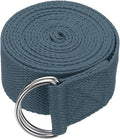 Yoga Strap for Stretching, Athletic Stretch Band with Adjustable Metal D Ring Buckle Yoga Bands