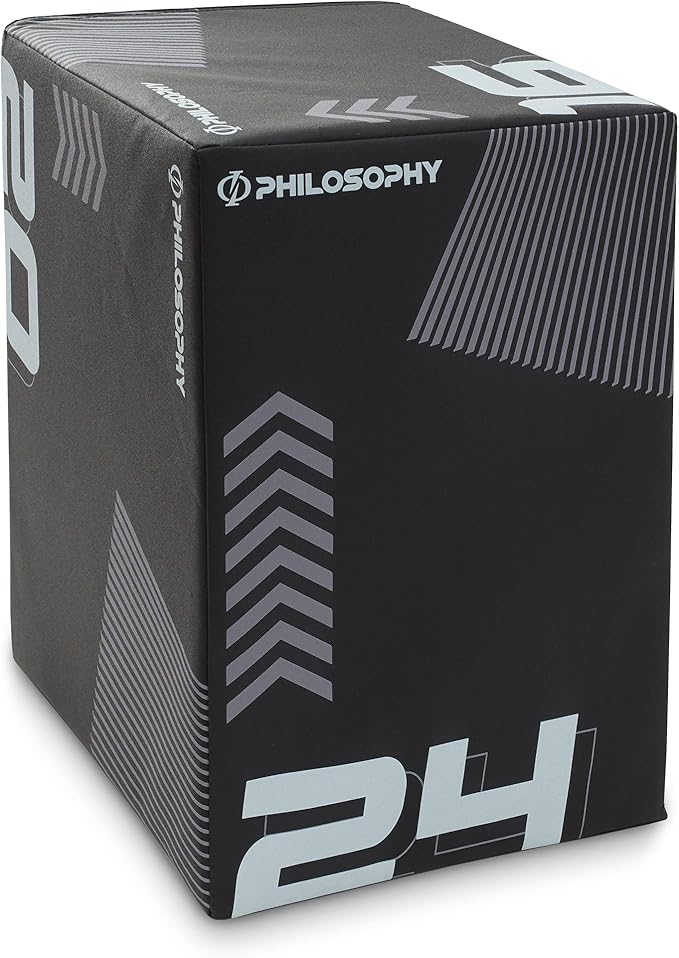 Philosophy Gym 3 in 1 Soft Foam Plyometric Box Jumping Plyo Box for Training and Conditioning
