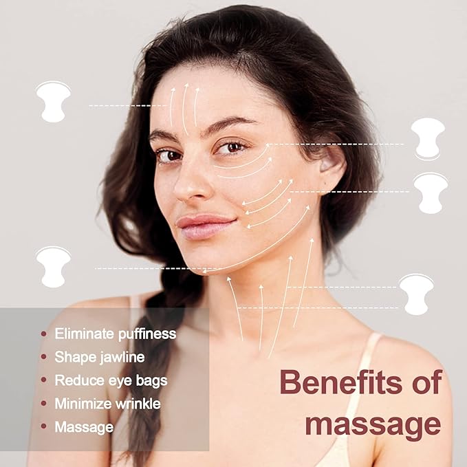 Mushroom Gua Sha, Rose Quartz Mushroom Massage Tool for Muscle Relaxing Women Facial Skin Care