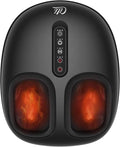 CILI Shiatsu Foot Massager with Heat and Compression, Kneading, Rolling,Electric Feet Massager for Plantar Fasciitis, Neuropathy, Feet Heater, Foot Warmer for Women, Size Up to 14"