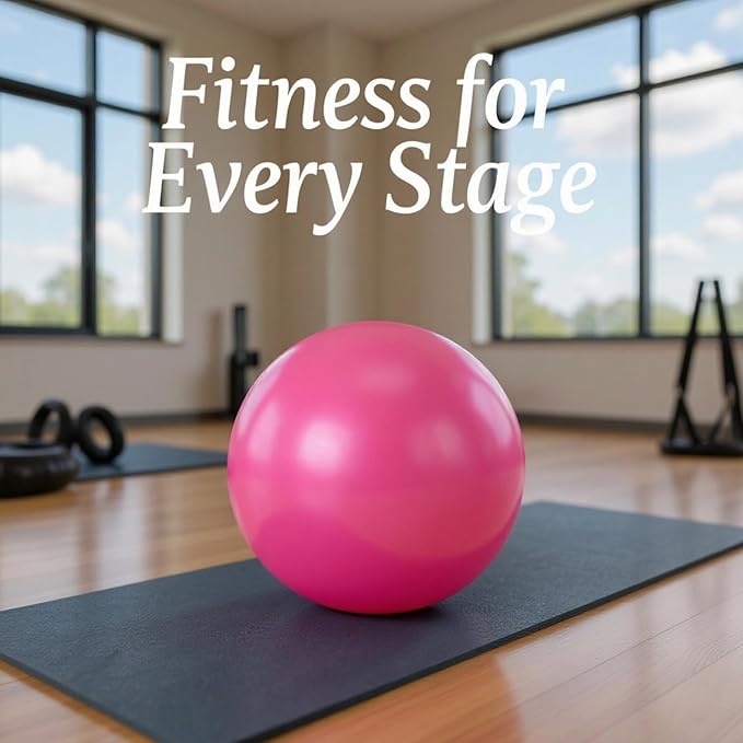 Yoga Accessories Kit with 8-Piece Pilates Ball and Loop Set, Including Resistance Bands and Non Slip Socks, for Complete Body Workout
