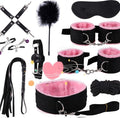 10 Piece Pink Soft Nylon Indoor Exercise Set, Pilates Home Training Auxiliary Equipment, Couple Gift