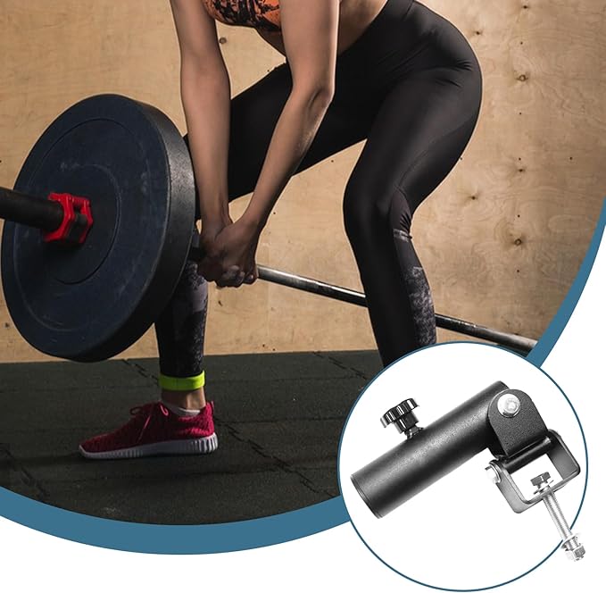 Squat Attachment,T-Shaped Gym Accessories With 360 Degrees,Split Squat Bar Attachment - For Full Body Strength Training