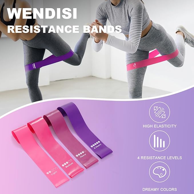 Pilates Ring Fitness Circles Set, High Resistance Yoga Ring Pilates Equipment Set for Women Includes Pilates Ring, 9 Inch Small Exercise Ball, 5 Resistance Bands at Home Pilates Workout Set