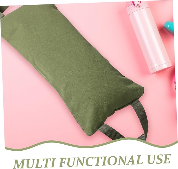Mikikit 1pc Empty Sandbag for Fitness Training Versatile Weight Bag for Yoga and Strength Exercises Canvas Material Unfilled for Custom Weight Great for