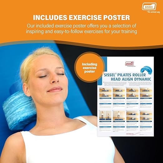 SISSEL Pilates Roller Head Align Dynamic | Optimal Body Alignment & Comfort | Innovative Tool | Skin-Friendly Soft EVA | Flexible for All Rollers