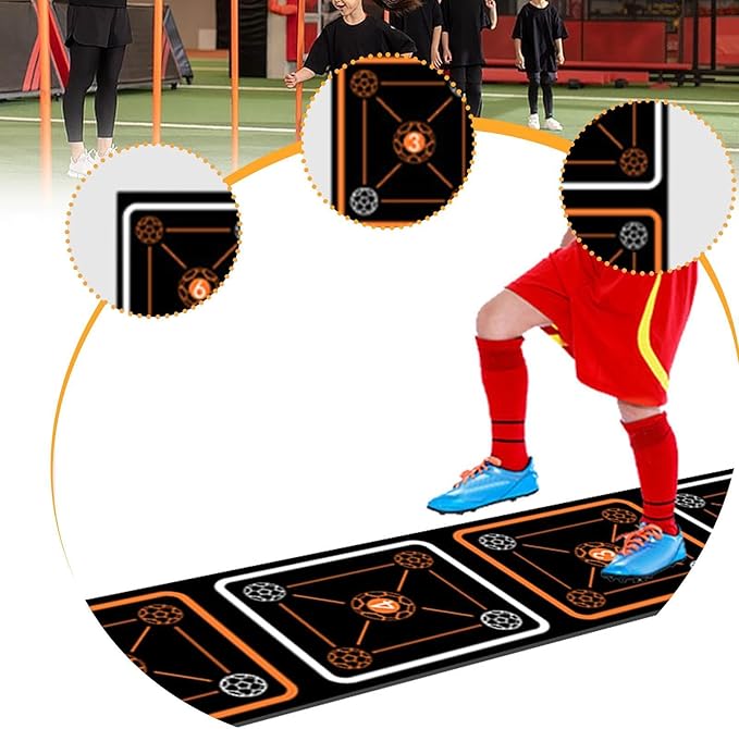 Yiju Agility Ladder Mat Training Equipment Anti Slip Rubber Base Speed Agility Training Ladder for Sports Football Workout Tennis