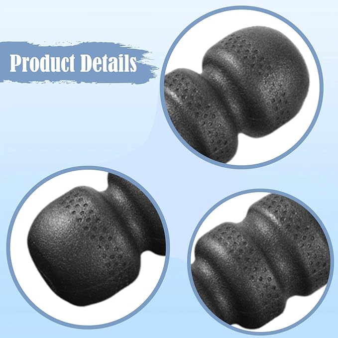Colaxi Yoga Roller Massage 45cm Exercise Workout Portable Body Massage Tool Muscle Recovery for Arms Waist Home