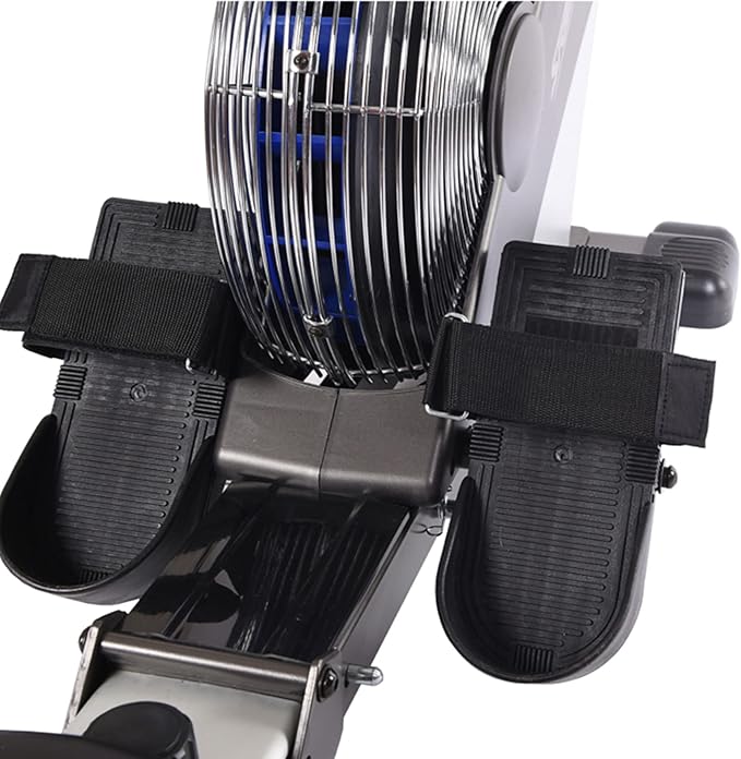 Stamina ATS Air Rower, Grey - Smart Workout App, No Subscription Required - Foldable Rowing Machine for Home Use