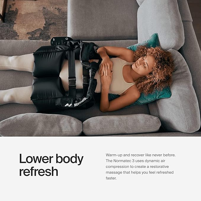 Hyperice Normatec 3 - Recovery System with Patented Dynamic Compression Massage Technology (Normatec 3 Lower Body (Standard Size Legs + Hips)
