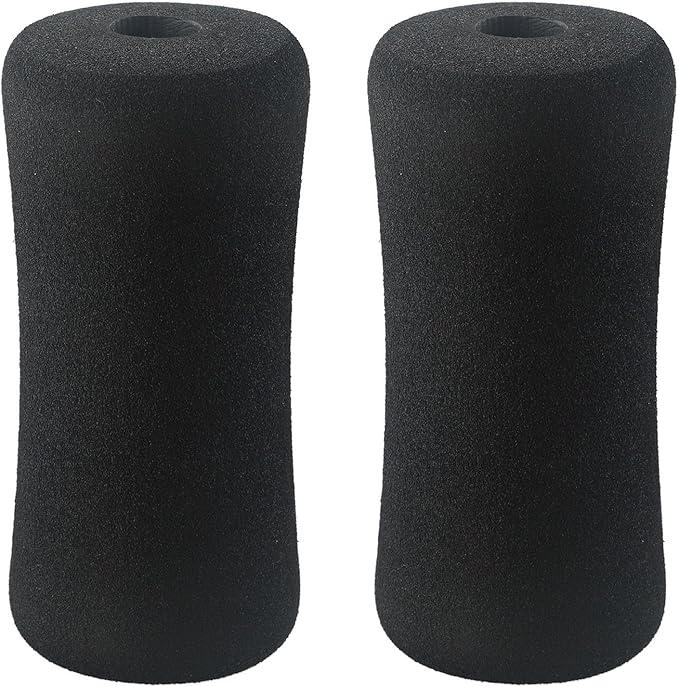High Density Foam Foot Pads for Weight Bench, 7 Inch Replacement Rollers for Leg Extension Machines, For Foam Pads for Gym Equipment, Set of 2(23 * 90 * 170mm)