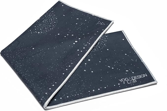 yogadesignlab | The Hand Towel | Premium Non Slip Hand Towel | Designed in Bali | Colorful Eco Printed + Quick Dry + Soft | Hot Yoga, Bikram, Ashtanga, Sport, Barre, Travel (Celestial)
