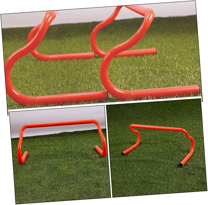 Totority 3pcs Detachable Agility Speed Training Hurdles Portable Running Drills Equipment Adjustable for Soccer Basketball Athletes Sports Practice