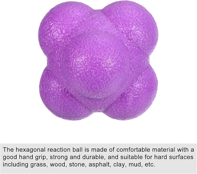 PATIKIL Bounce Reaction Balls Coordination Training Ball, Agility Trainer TPR High Difficulty for Speed Reflex