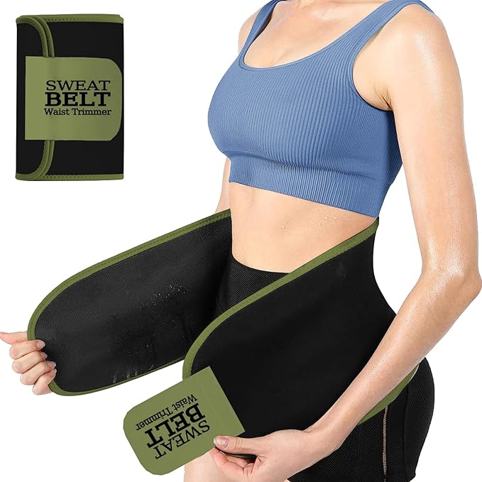 ZPP Waist Trainer for Women and Men, Neoprene Sweat Band Waist Trimmer Belt Slimming Stomach Wrap for Workout
