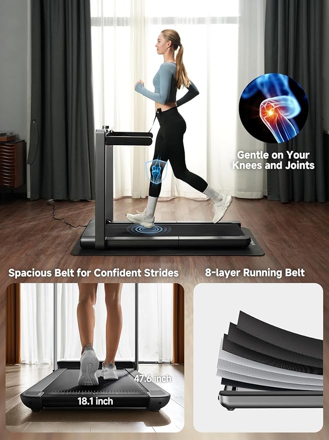 WALKINGPAD X Series Folding Treadmills for Home, Smart Vertical Fold, LED Display, No Assembly
