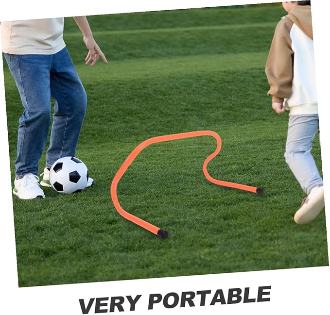Luxshiny 4pcs Agility Hurdles Soccer Training Equipment Plastic 15cm Speed and Agility Training Hurdles for Youth Football Practice
