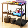 Commercial Heavy Duty Adjustable Dumbbell Stand & Kettlebell Stand, Adjustable Dumbbell Weight Rack, Kettlebell Storage Rack, Weight Rack for Garage/Home Gym/Commercial with Non-Slip Base, Anti-Tip Safety & Space-Saving Design, Weight Capacity 500/600/...