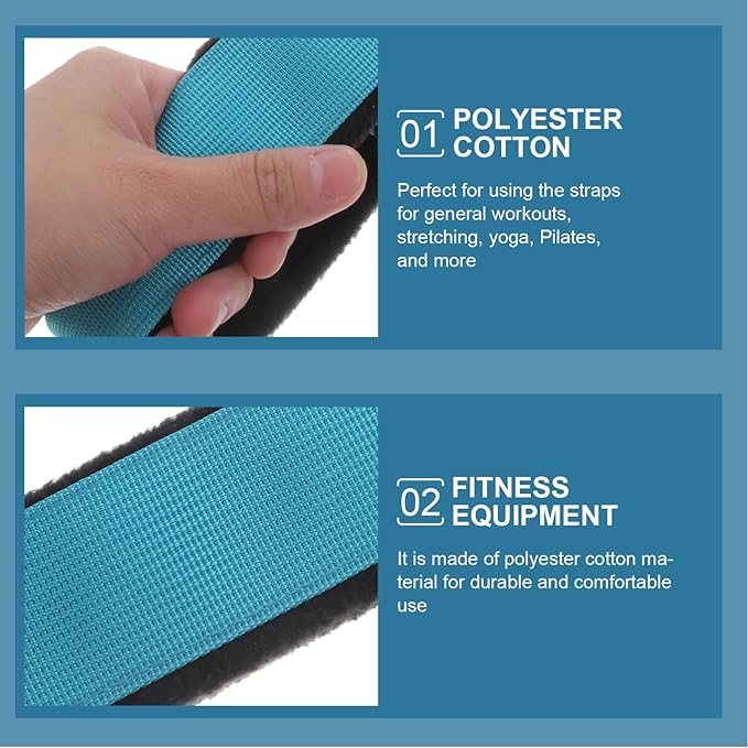 BESPORTBLE Yoga Straps Flexibility Stretch Band Stretch Straps for Physical Therapy Workout Bands Exercise Bands