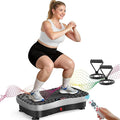 AXV Vibration Plate Fitness Platform Exercise Machine Vibrating Lymphatic Drainage Shaking Workout Full Body Shaker Vibrate Stand Shake Board Sport Gym Pad for Weight Loss Fat Burner for Women Men
