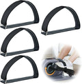 4 Pcs Ellipse Leg Exerciser Pedal Straps，Non-Slip Foot Pedal Straps for Under Desk Elliptical Machine, Foot Pedal Straps for Adults Seniors Fitness Home Sports Accessories