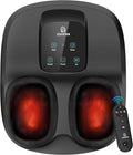 COMFIER Shiatsu Foot Massager with Heat,Kneading, Compression, Massage Machine for Plantar Fasciitis Neuropathy, Remote Control,Heated Foot Warmer, Gifts for Men,Women,Size 13