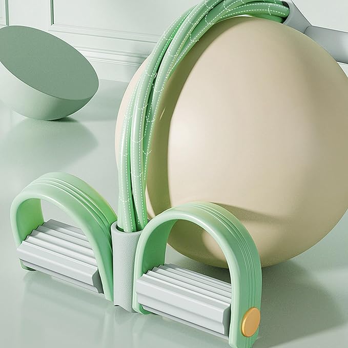 Fashion Puller Exercise, 8 Tube Pedal Resistance Device, 21 Fitness Resistance Bands-4 Tube Pedal Ankle Puller,Detachable and Adjustable Pedal Resistance Device, Unisex