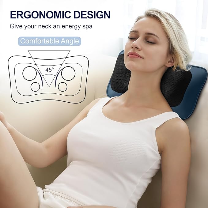 Mo Cuishle Shiatsu Back & Neck Massagers with Heat – Deep Tissue Relief for Pain & Tension – Gifts for Mother’s Day, Father’s Day, Birthdays & Christmas Gifts for Mom, Dad, Men, Women, Her, Him