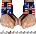 WOD Nation Wrist Wraps for Weightlifting & Strength Training – Professional Gym Straps w/Thumb Loop for Men & Women