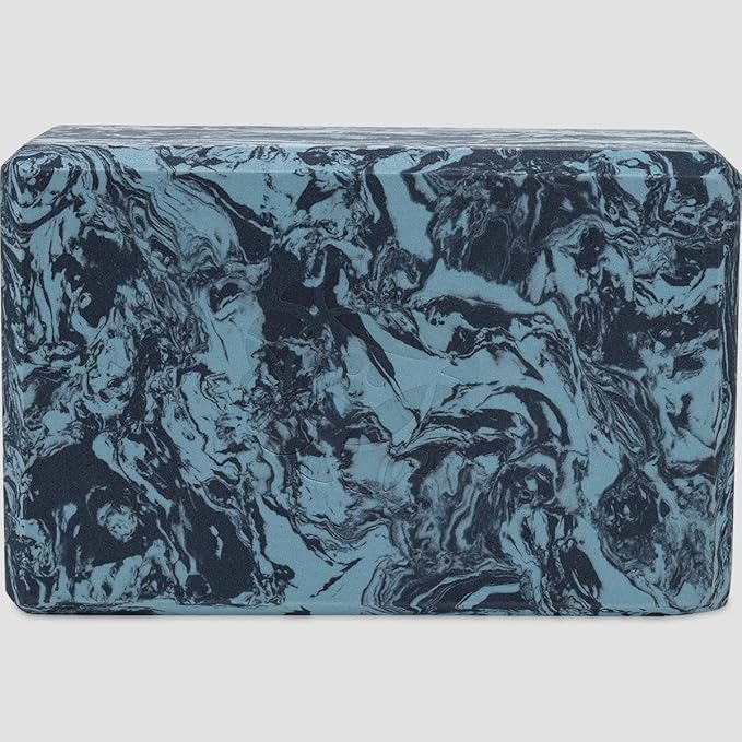 Hugger Mugger 4 in. Foam Yoga Block - Strong and Stable, Beveled Edges for Comfort, Most Favored Block Size, Helps with Alignment and Support in Many Poses