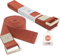 Yoga Straps 1.8M or 2.5M, Durable Cotton Yoga Straps for Stretching, Adjustable Yoga Belt Strap for Yoga, Dance, Gym Workouts